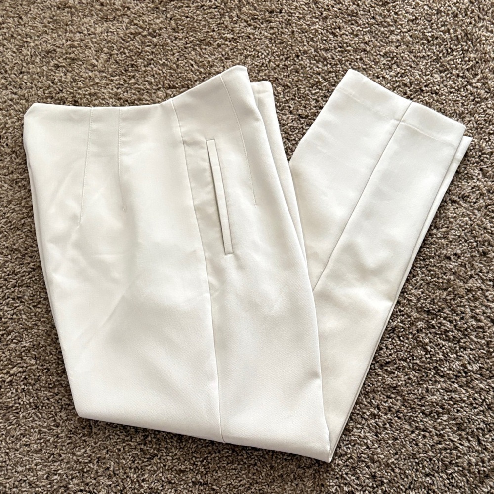 Zara Cream Women's Trousers